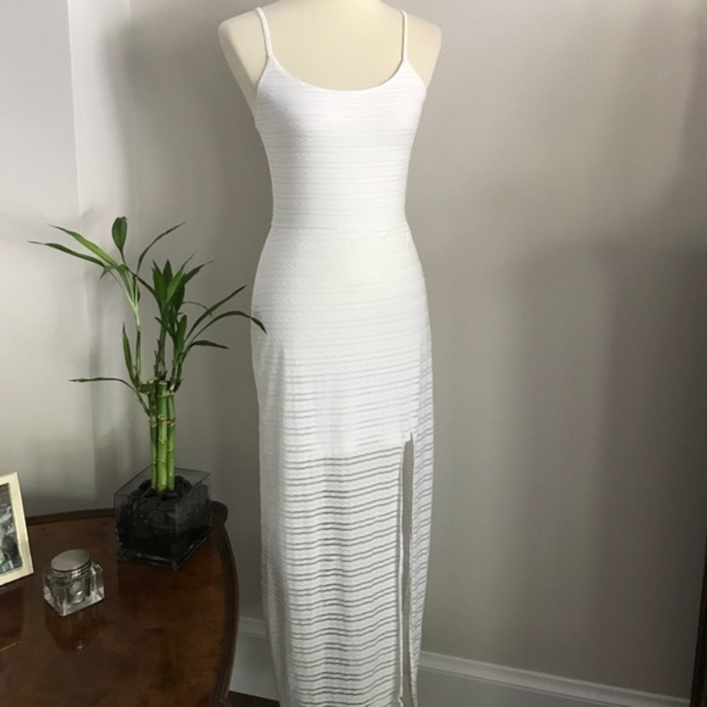Aqua Textured Tank Maxi - Picture 2 of 8